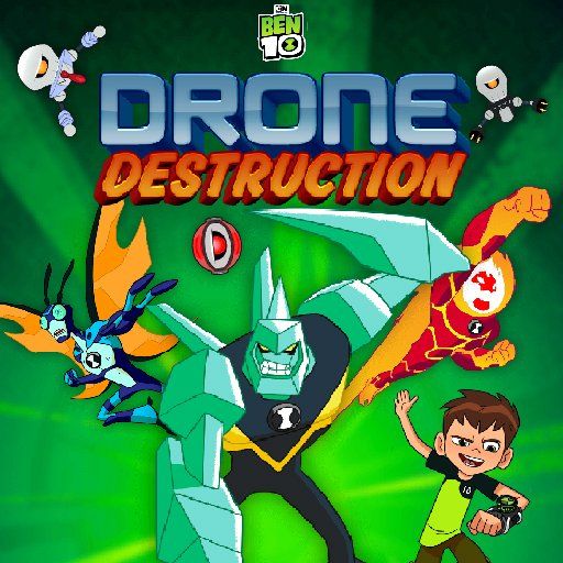 Ben 10 Drone Destruction