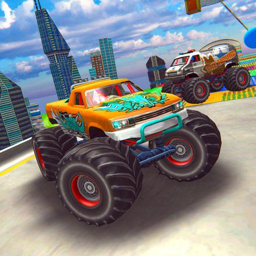 Impossible Monster Truck race