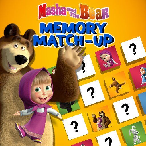 Masha and the Bear Memory Match Up