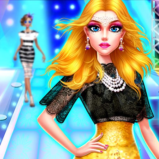 SUPERMODEL MAKEOVER GLAM DRESS UP MAKE UP